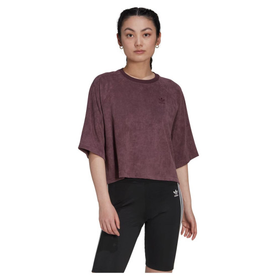 Adidas Γυναικεία κοντομάνικη μπλούζα Suede Tee